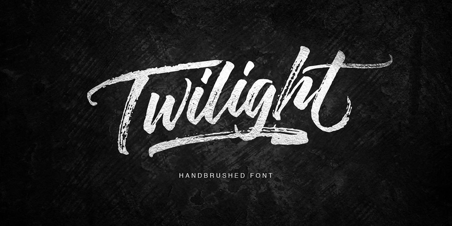 Twilight Script Font preview